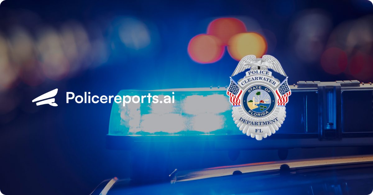 Clearwater Police Department (FL): Six months of progress with Policereports.ai