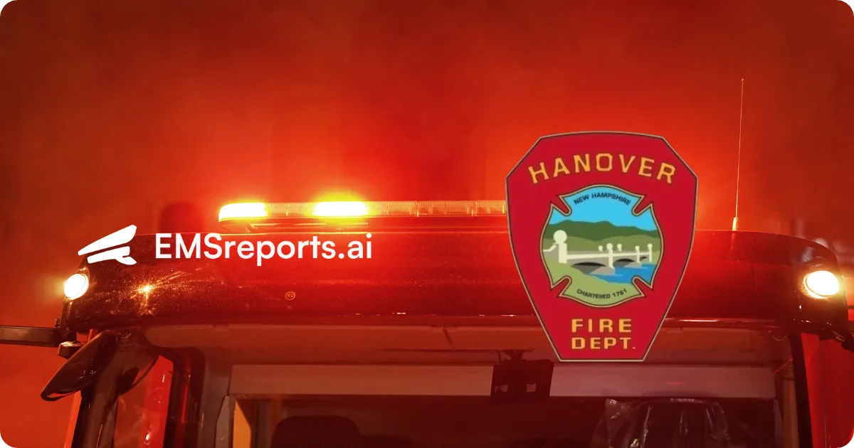 Hanover Fire Department Partners with EMSreports.ai to Streamline Documentation and Improve Response Readiness