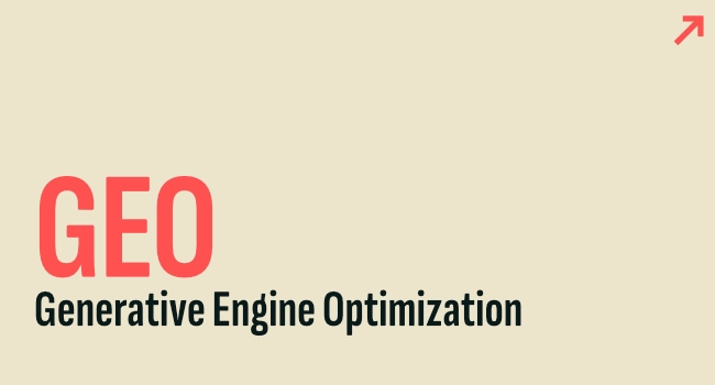 Visual die Generative Engine Optimization en zichtbaarheid in AI-zoekresultaten uitlegt