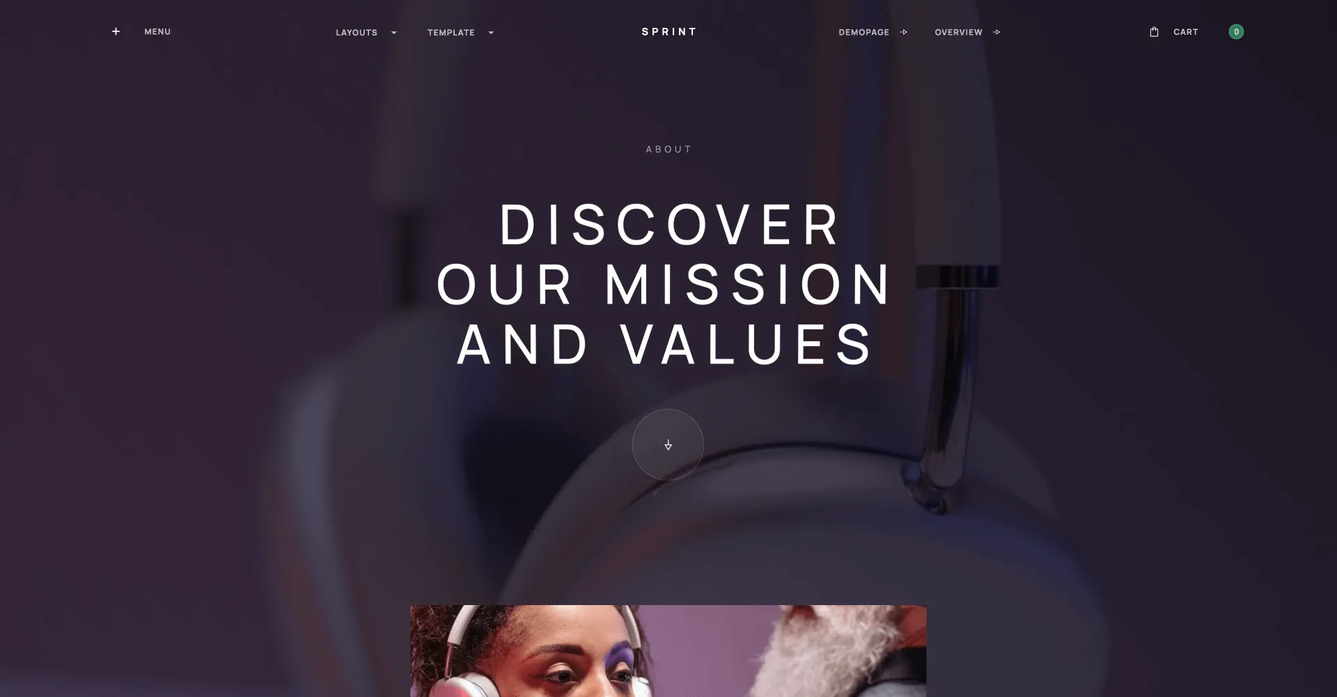 Sprint - UI Kit Webflow template screenshot