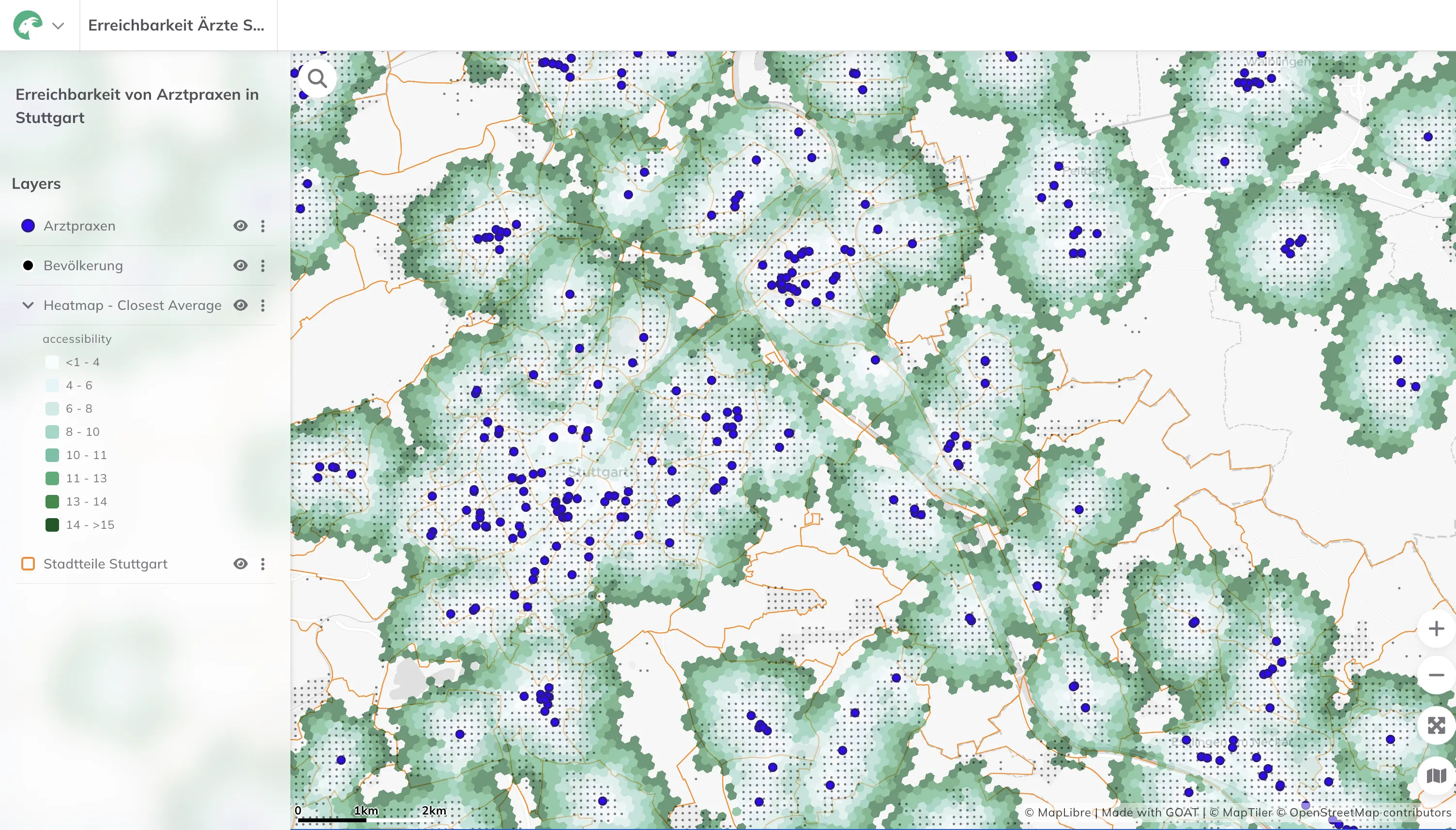 GOAT at the Kassenärztliche Vereinigung Baden-Württemberg