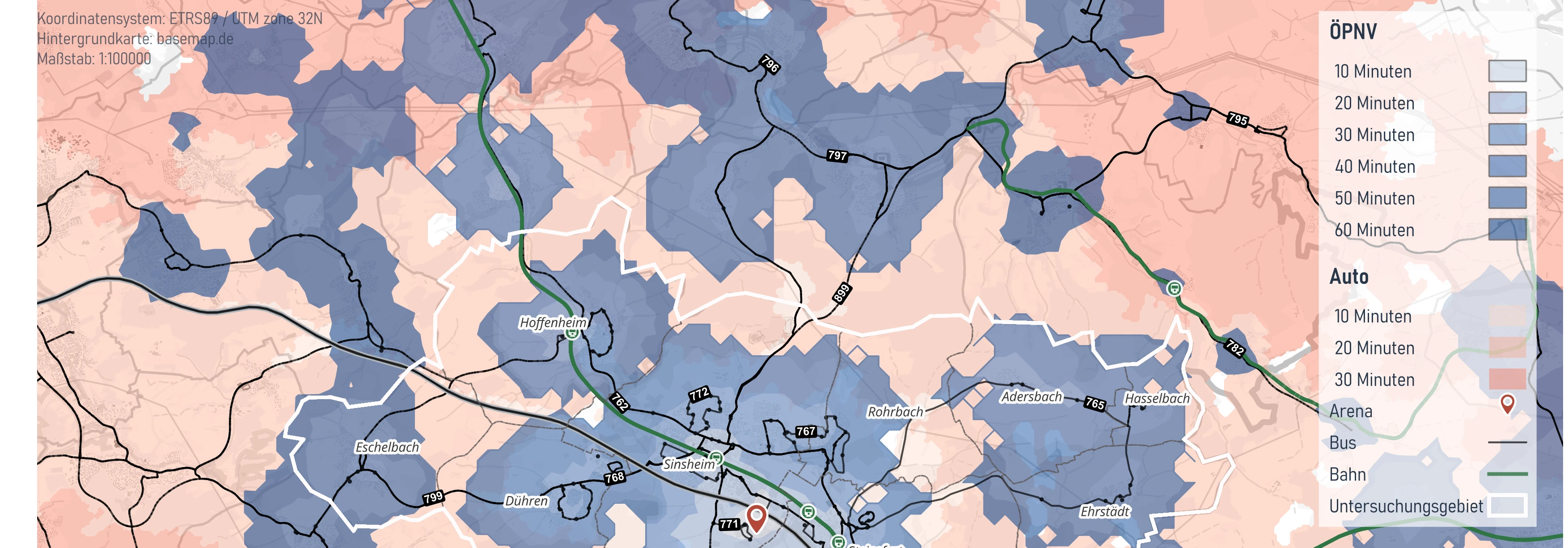 Integrated Mobility Analysis for the City of Sinsheim