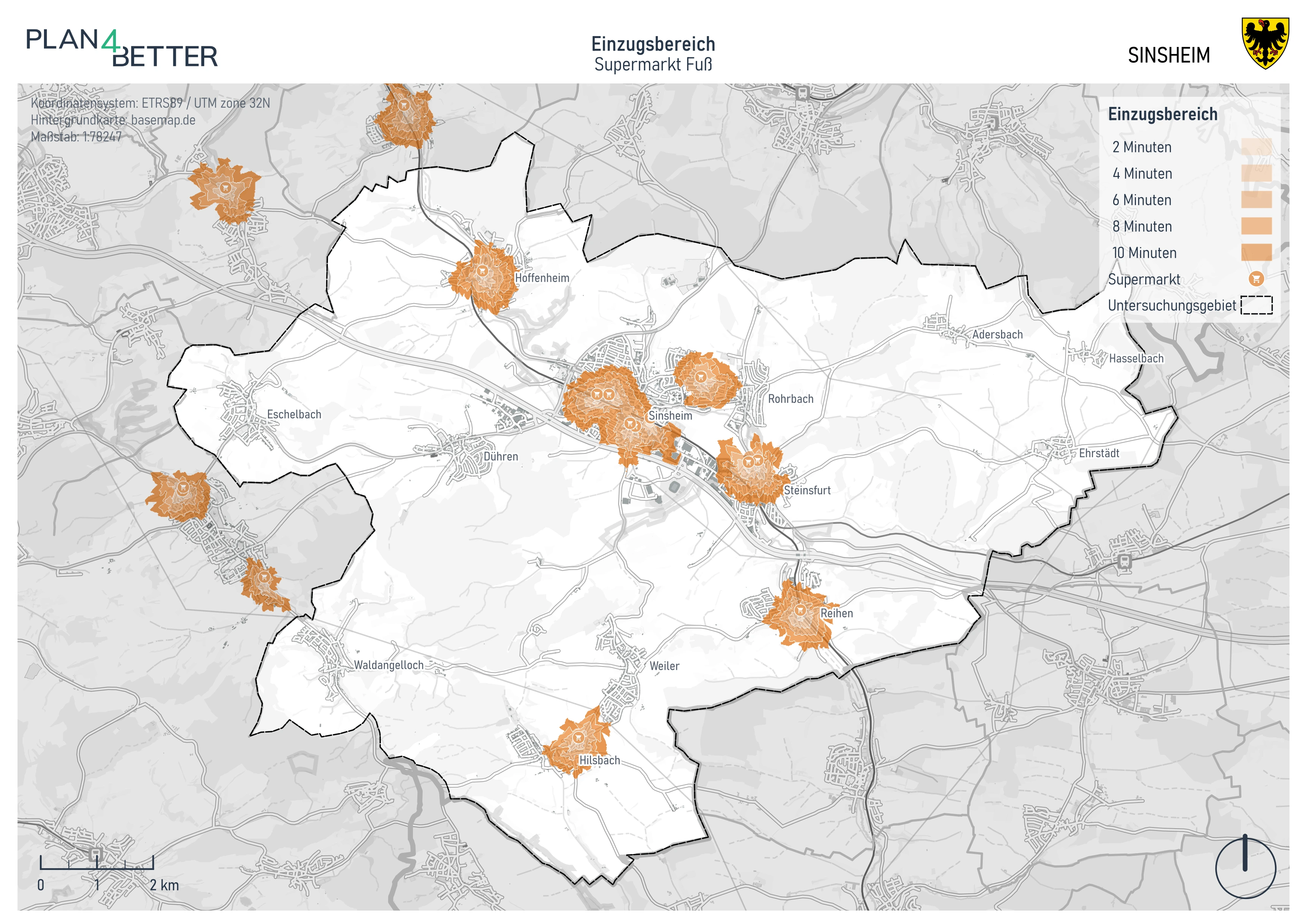 Integrated Mobility Analysis for the City of Sinsheim
