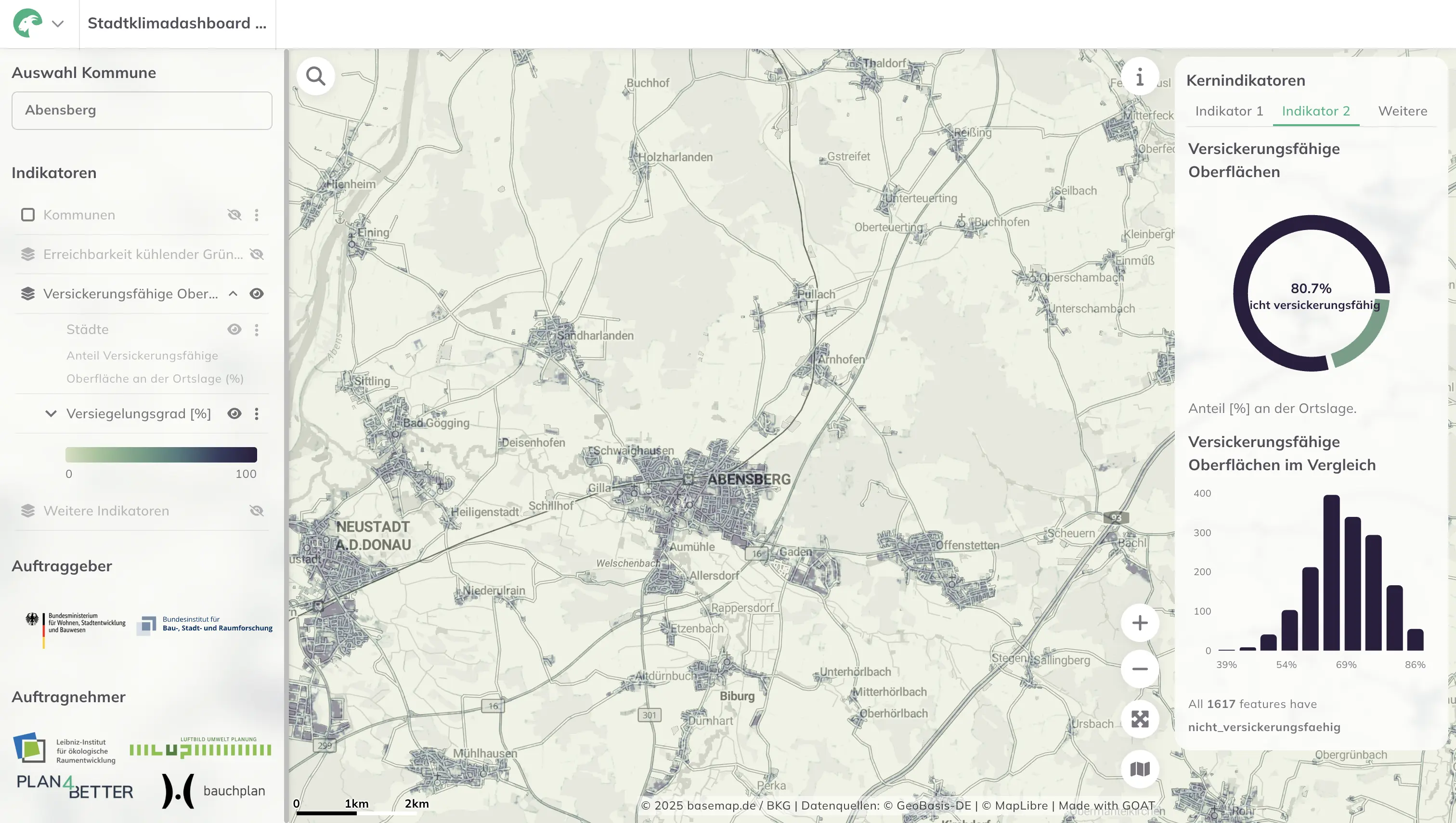 Stadtklimadashboard – Praxistest von Indikatoren zur Stadtklimaanpassung