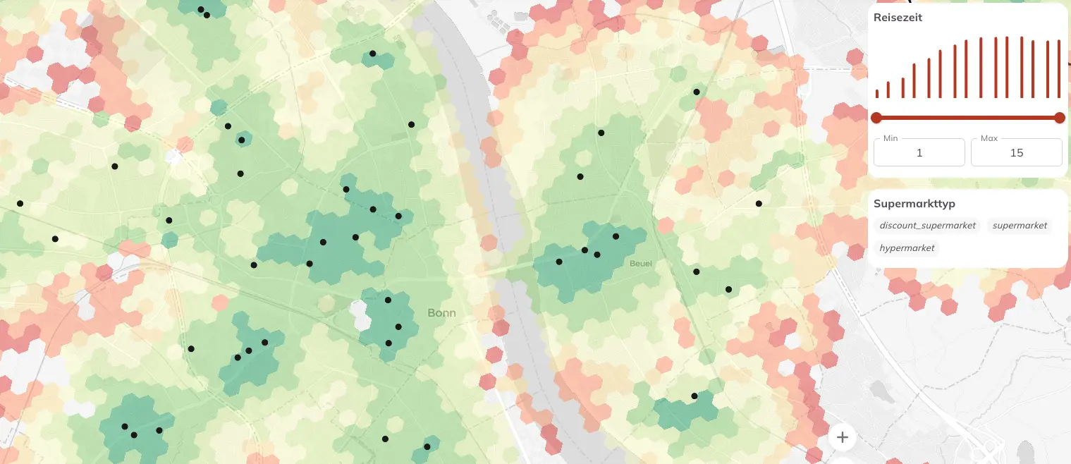 Retail planning in Bonn with the WebGIS GOAT