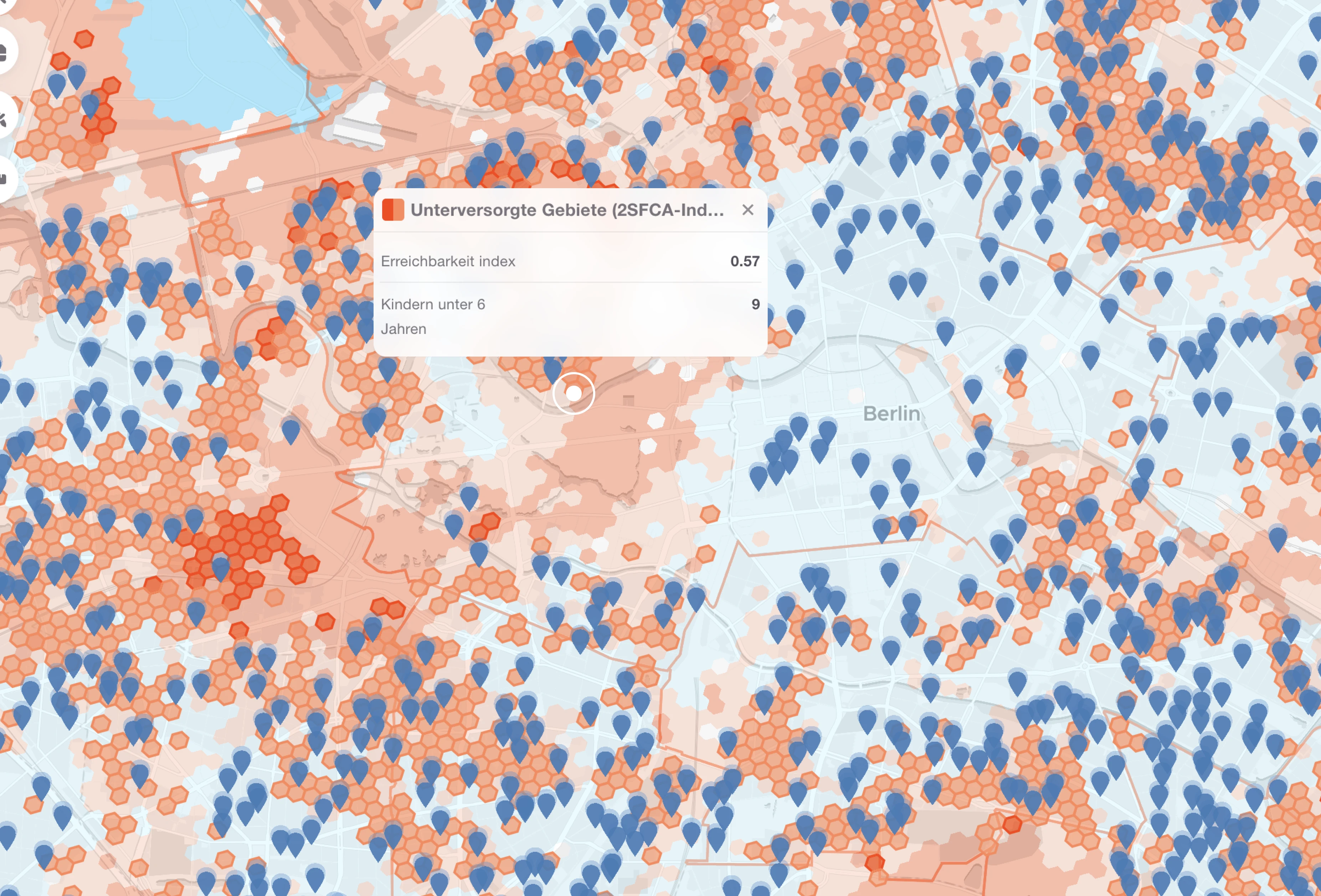 GOAT-Dashboards für räumliche Analysen in Städten und Verwaltungen
