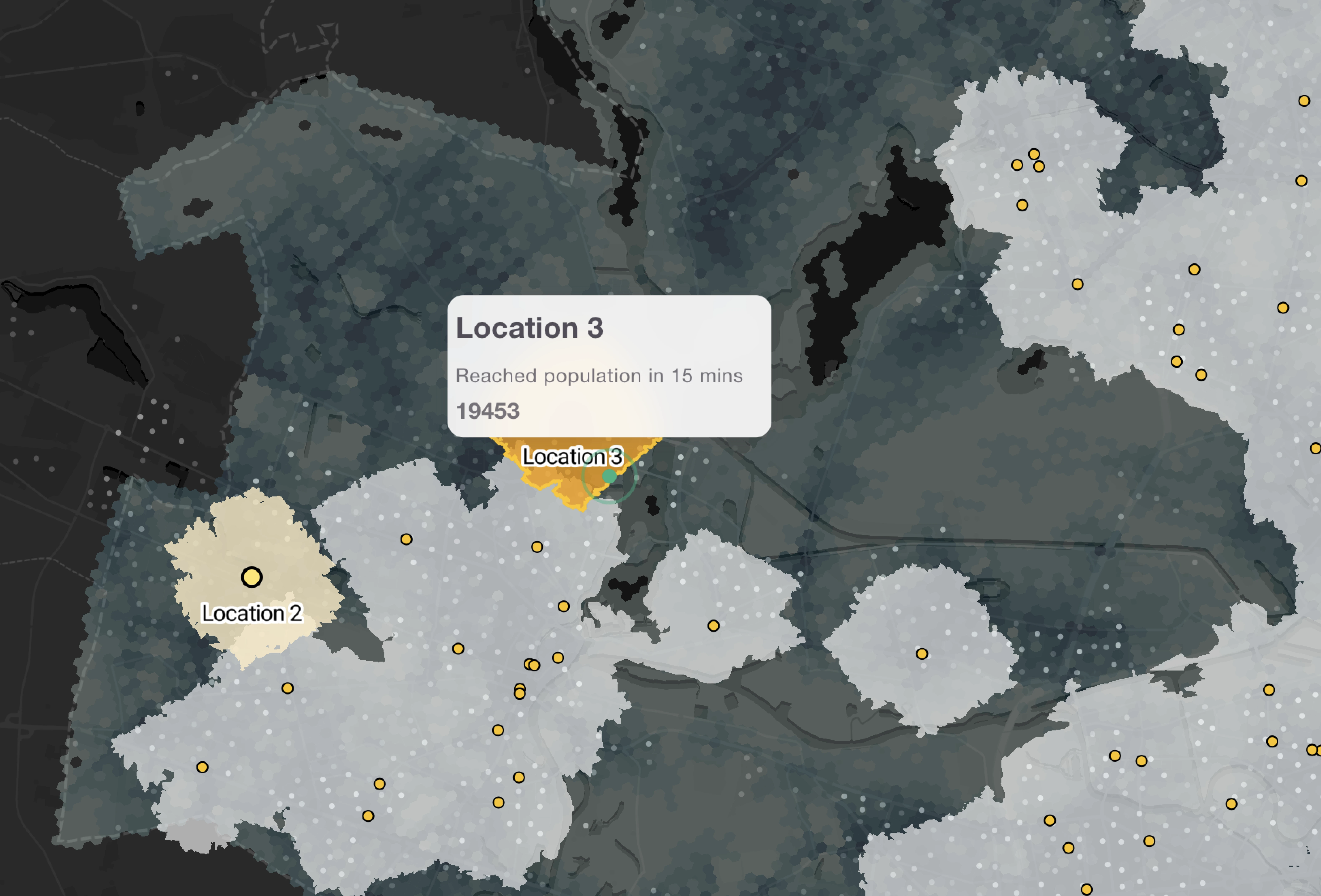 GOAT retail dashboards for understanding locations, finding supply gaps, and planning new locations.