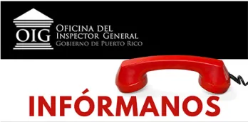 Oficina del Inspector General, Infórmanos