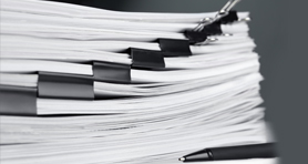 Foto de muchos documentos