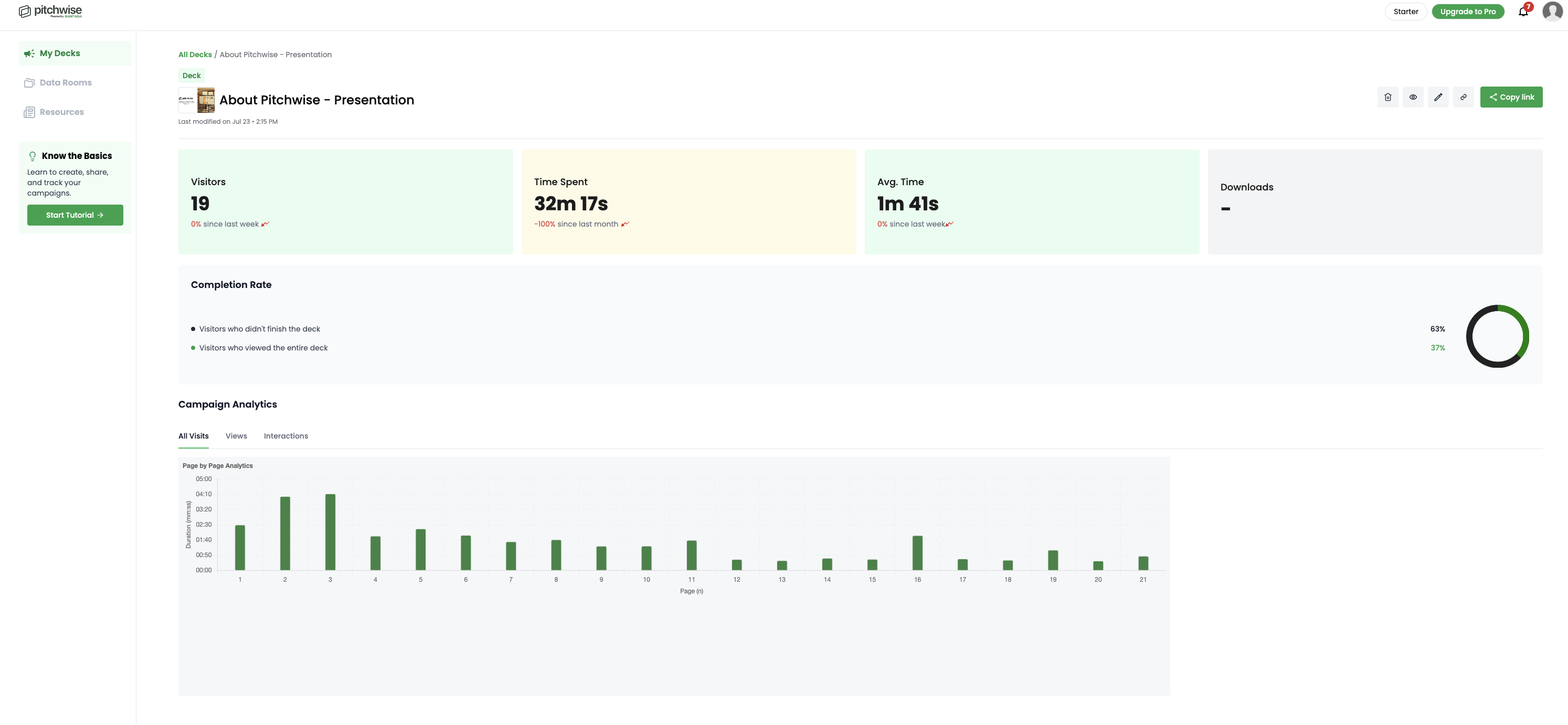 Structured Pitchwise Analytics for Decks
