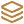 Orange and blue icon of a stylized stack of three horizontal layers with four orange squares forming a grid on the top layer.