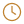 Orange clock icon with a circular arrow around it, indicating time or refresh.