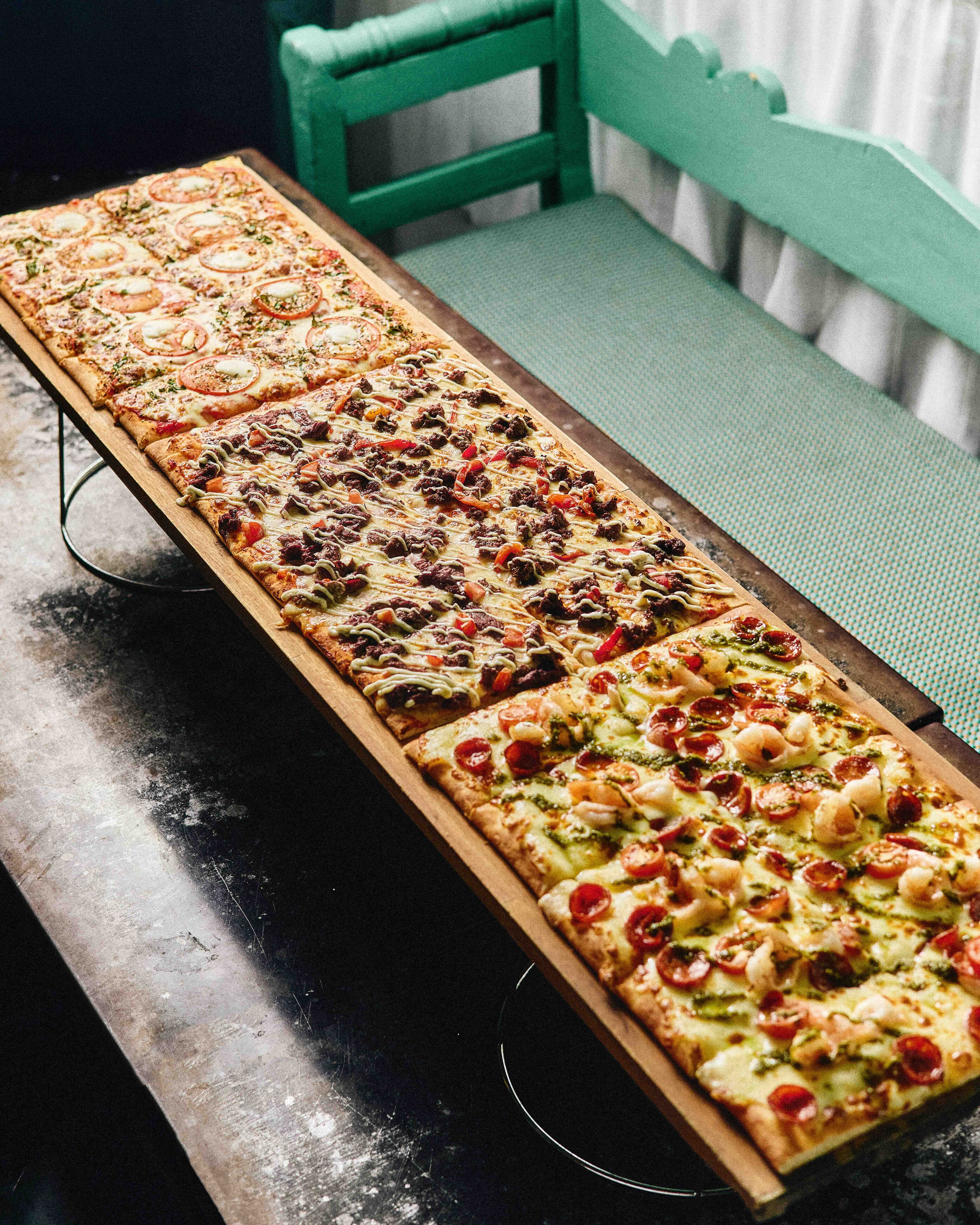 Delicious pizza specials available at The Aussie during VIVID Sydney