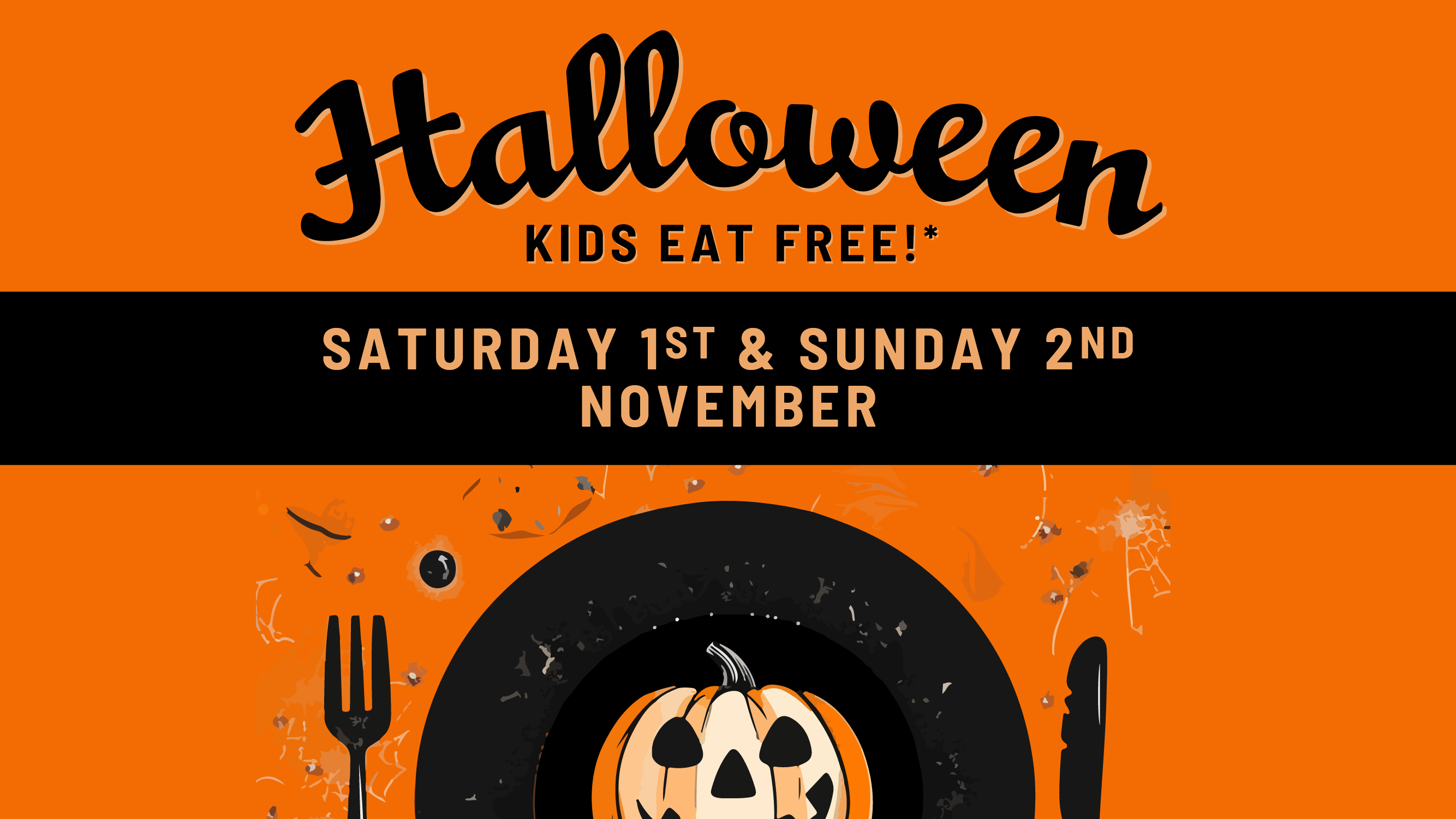 Halloween Kids Eat free