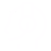 Outline of a person's head wearing a headset with a microphone, symbolizing customer support.