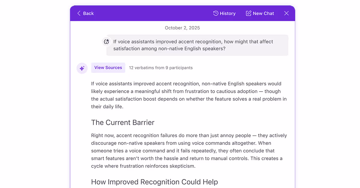 Ask AI Predictive Mode