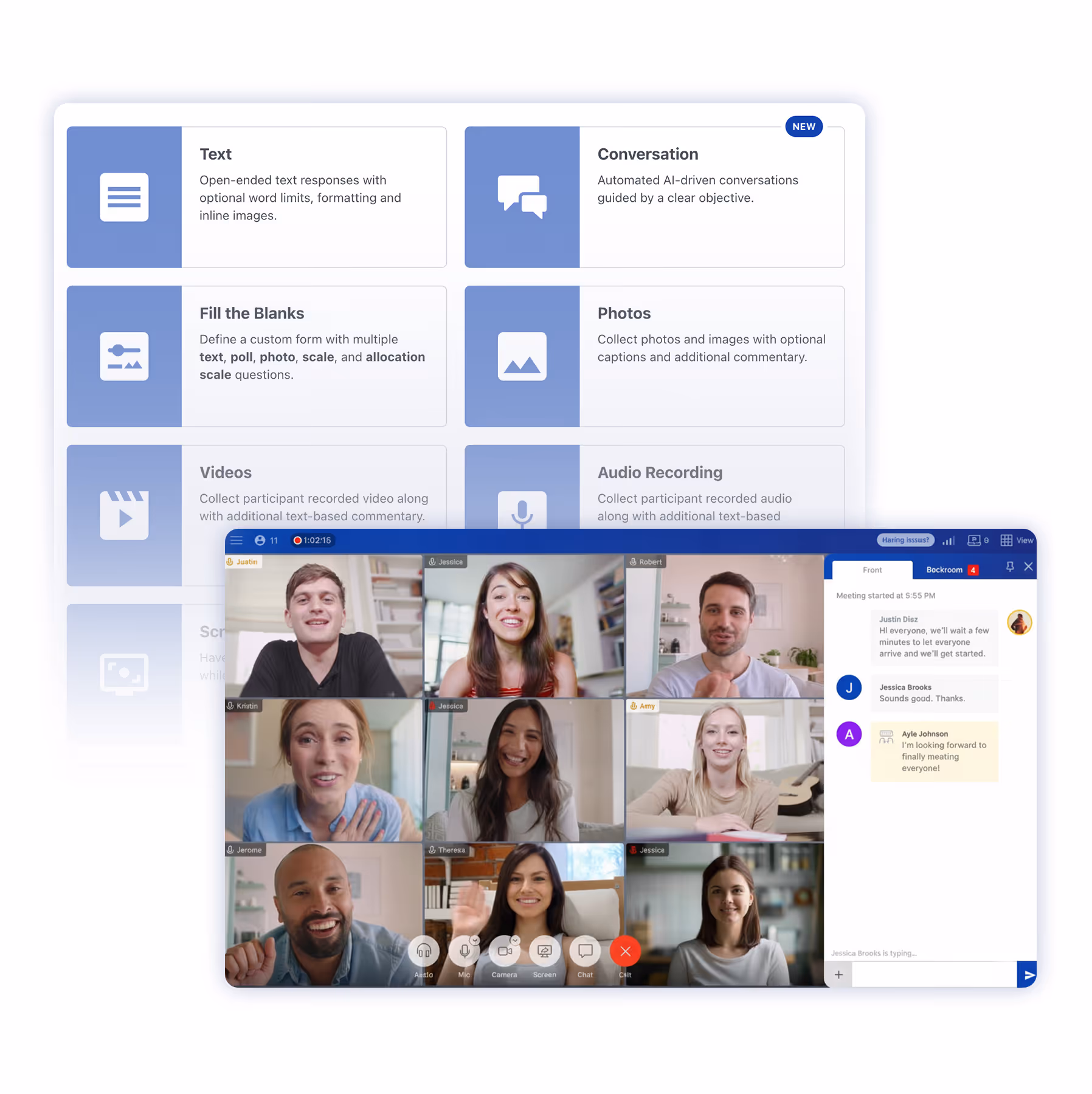 Flexible online qualitative research platform