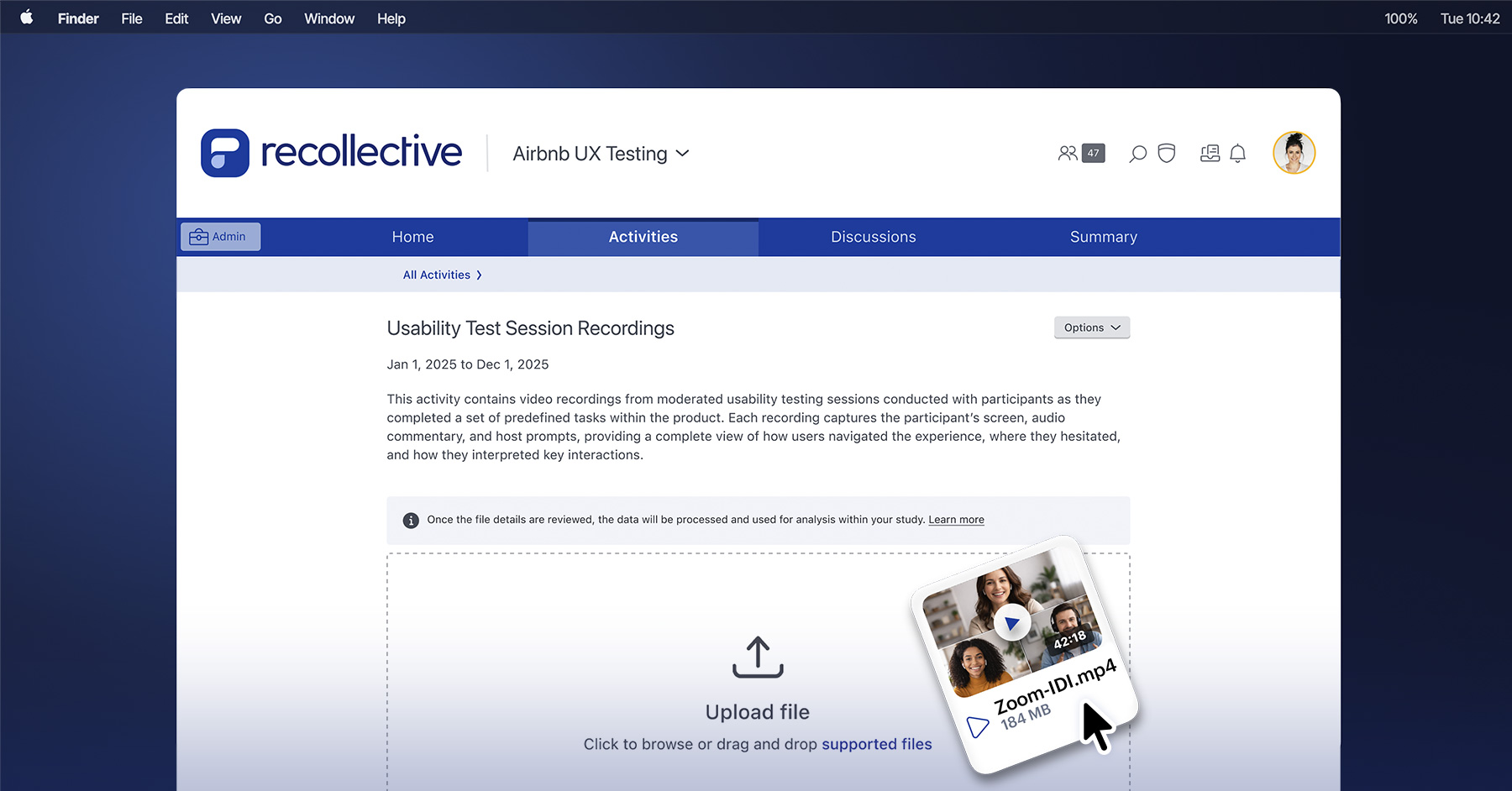 Collect video anywhere. Analyze everything in Recollective.