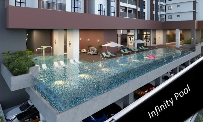 MH Platinum 3 infinity pool on Level 8