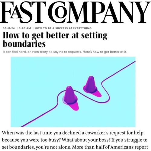 How to get better at setting boundaries