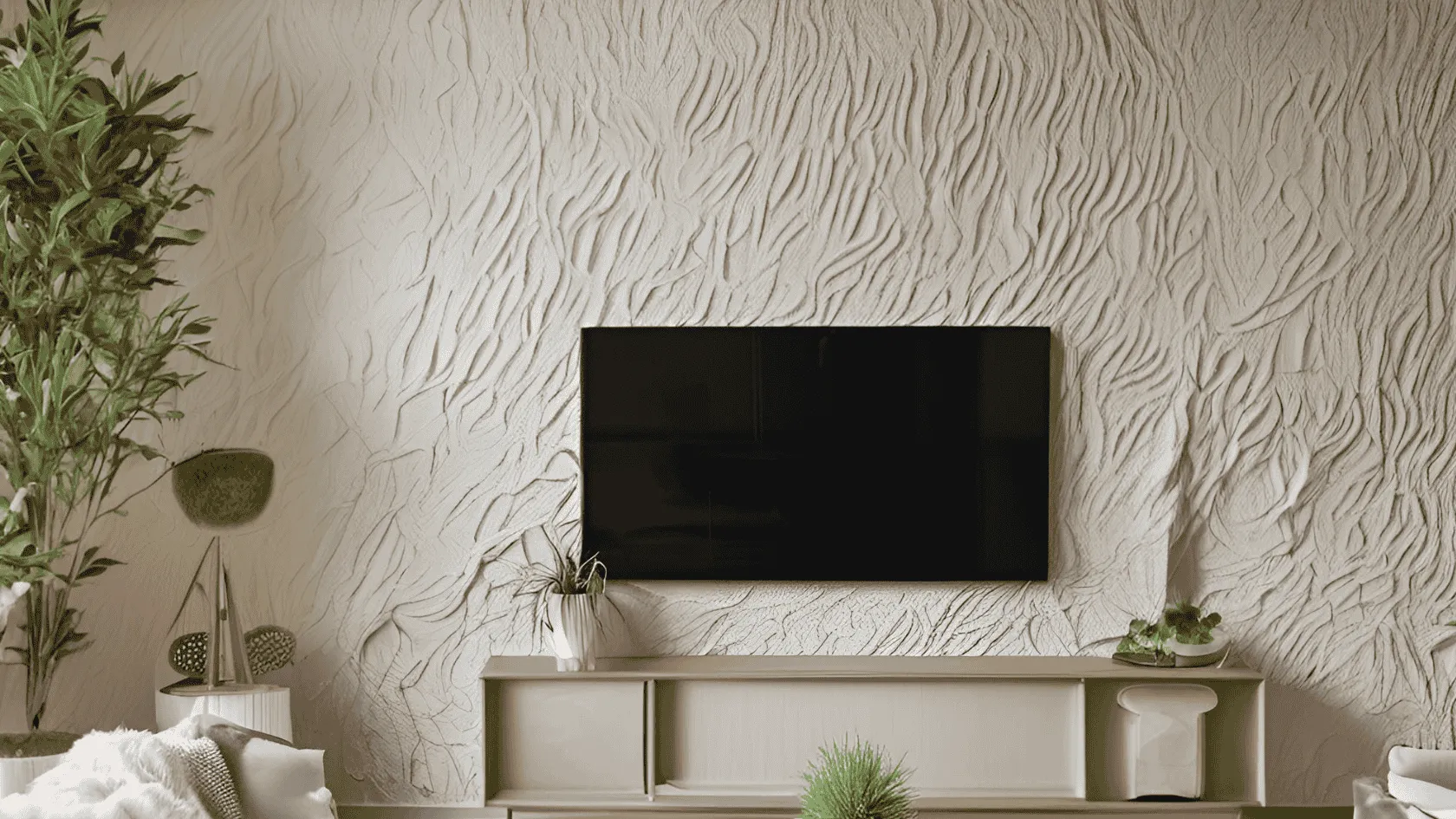 Texture Paint Design for Living room