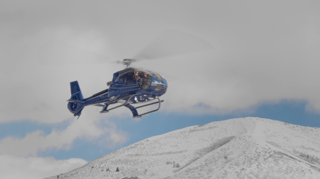 Helicopter still from Freedom Air's Art of the Approach film by Reverb Films