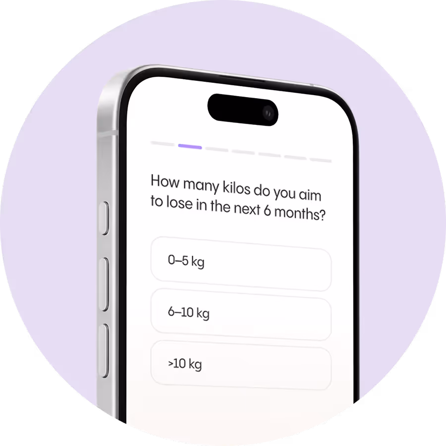 Circular decorative accent for Zoey wellness page layout