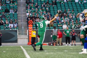 ‘I’m prepared’: Riders’ QB Jake Maier ready to start if Trevor Harris doesn’t play against B.C. Lions