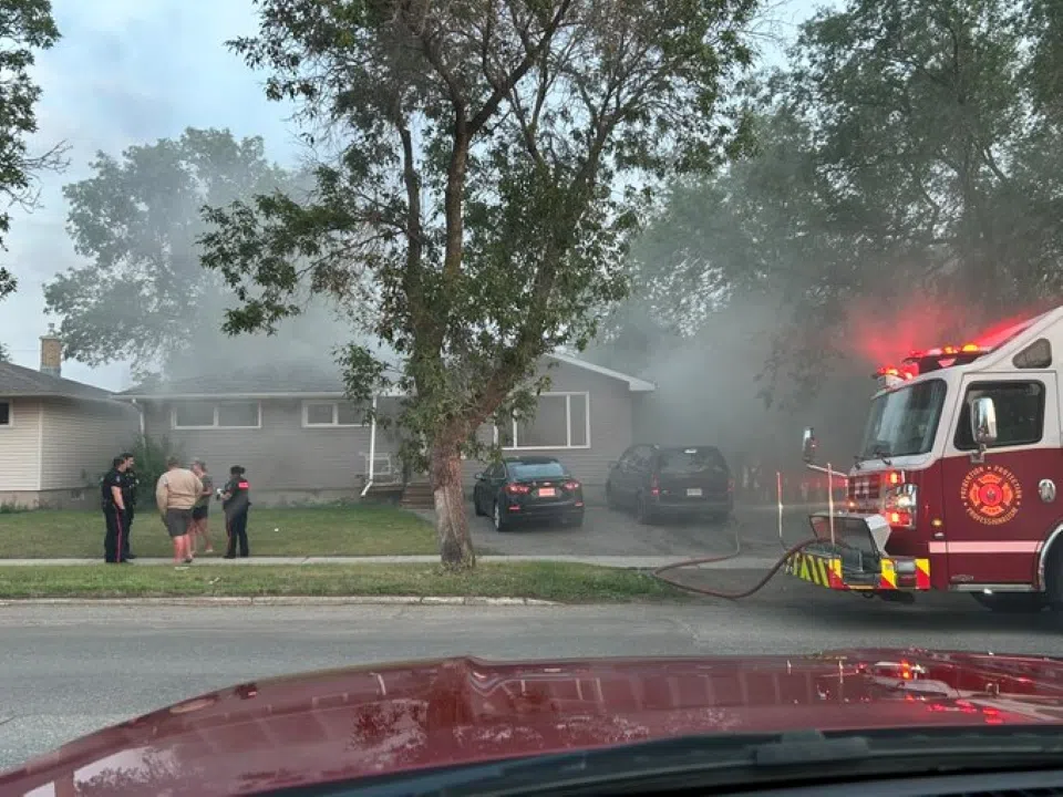 Fire on Sherwood Drive in Regina