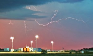 Another evening for active thunderstorms in the southeast