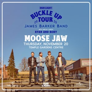 James Barker Band bringing country party vibes to Moose Jaw this fall