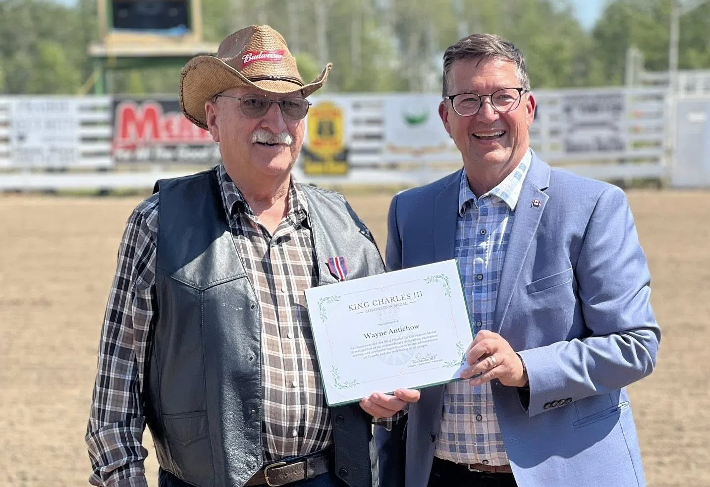 Swan River’s Wayne Antichow awarded King Charles III Coronation Medal