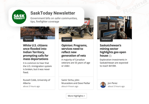 SaskToday newsletter