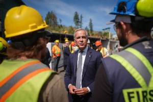 Prime Minister Mark Carney announces support measures for softwood lumber industry