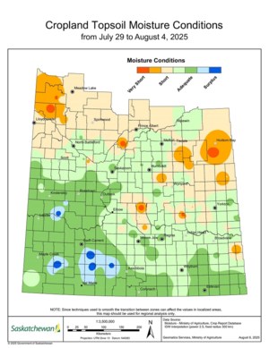 Crop Report: few combines out, crops closer to maturity