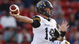 Riders’ QB Trevor Harris respects how Ticats’ Bo Levi Mitchell has reinvented himself