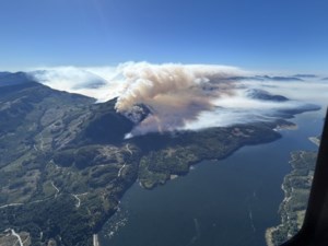 Rain on the way after Vancouver Island wildfire grows by more than half