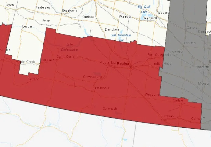 Heat Warning In Effect For Southern Sask
