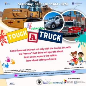‘Touch A Truck’ rolling back into Moose Jaw for fourth annual event