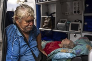 Russian glide bomb attack in eastern Ukraine kills 24 people collecting their pensions