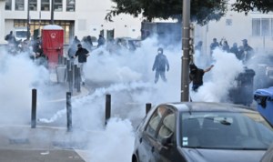 French police arrest 250 during clashes with protesters while Macron installs a new PM
