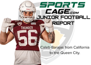 The Junior Football Report: Regina Thunder’s Caleb Barajas goes from California to Queen City