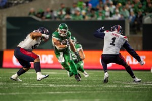 Riders’ A.J. Ouellette plans to spend his CFL bye week in Saskatchewan