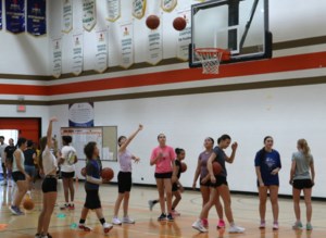 Yorkton and area female basketball players attend clinic