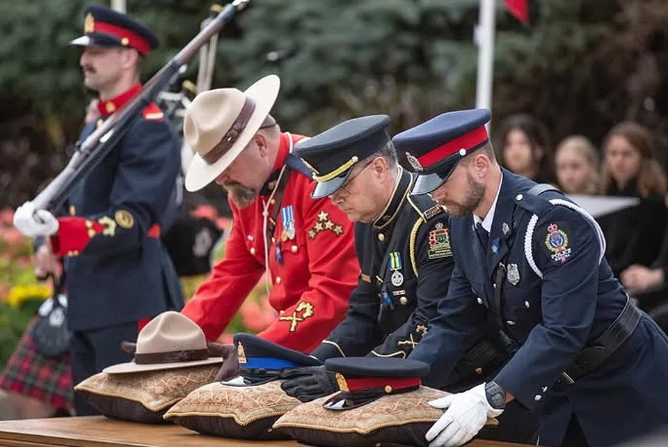 Police gather in Regina to honour the fallen