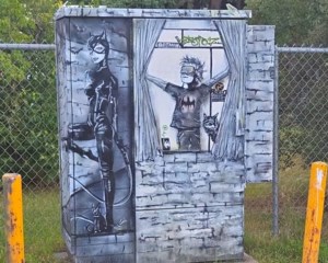 Mysterious Batman graffiti sparks conversation in Moose Jaw
