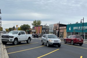 Fourth Street in downtown Estevan is open again