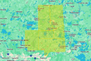 Snowfall alert issued from Nipawin up to Brabant Lake