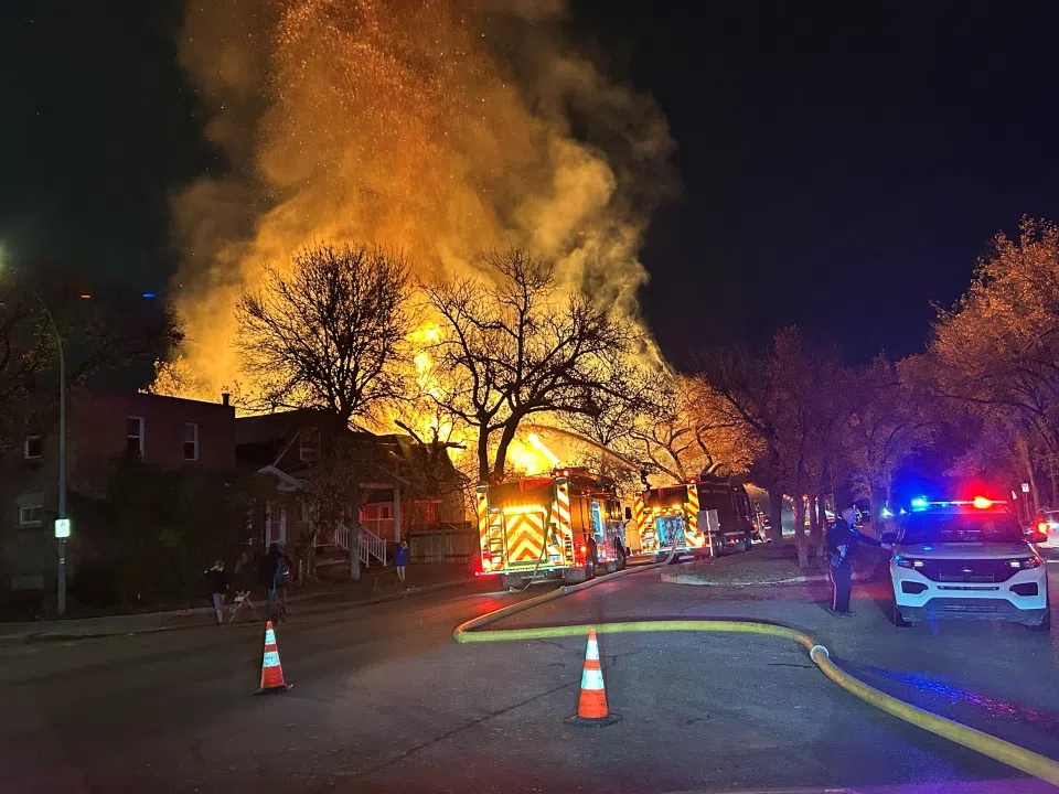 Massive fire damages several buildings on Victoria Avenue