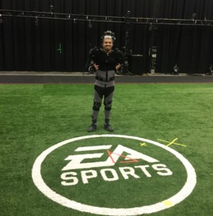 Riders’ Jordan Linnen works as EA Sports Madden motion capture athlete in CFL offseason